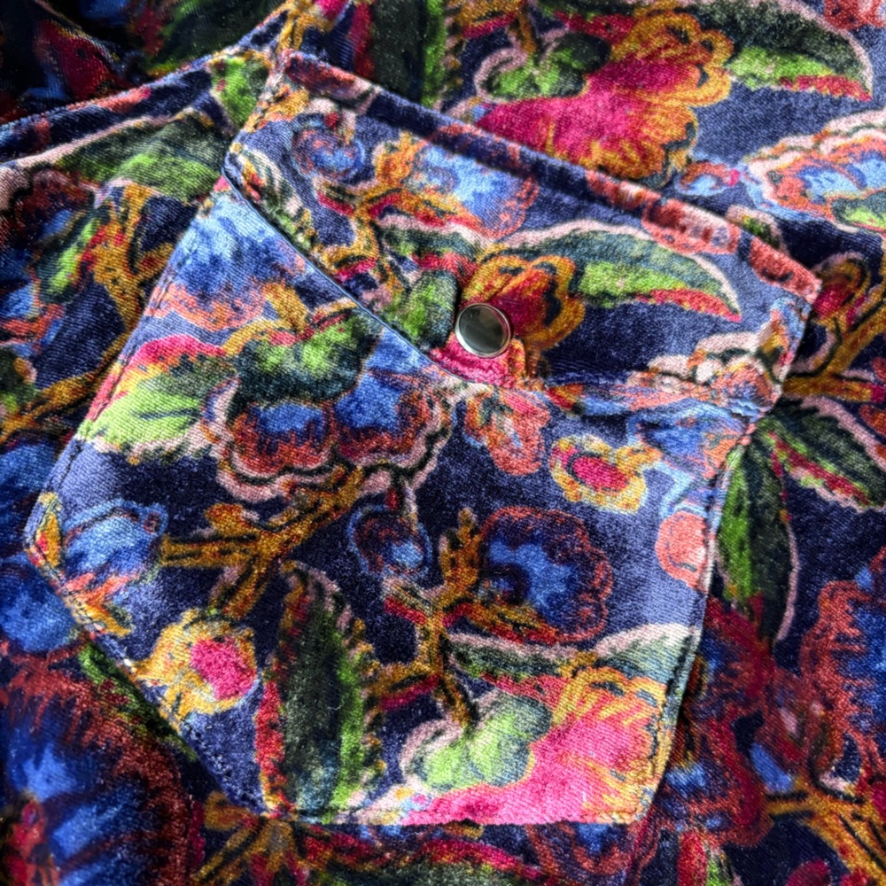 Sundance Gretel Western Velvet Button-Down Shirt - Picture 8 of 12